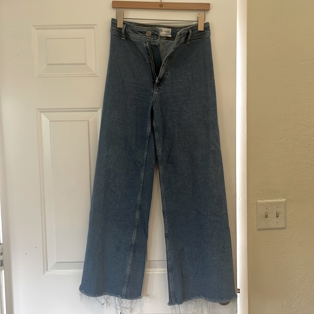 Barely worn Zara Marine Straight Leg Jeans
